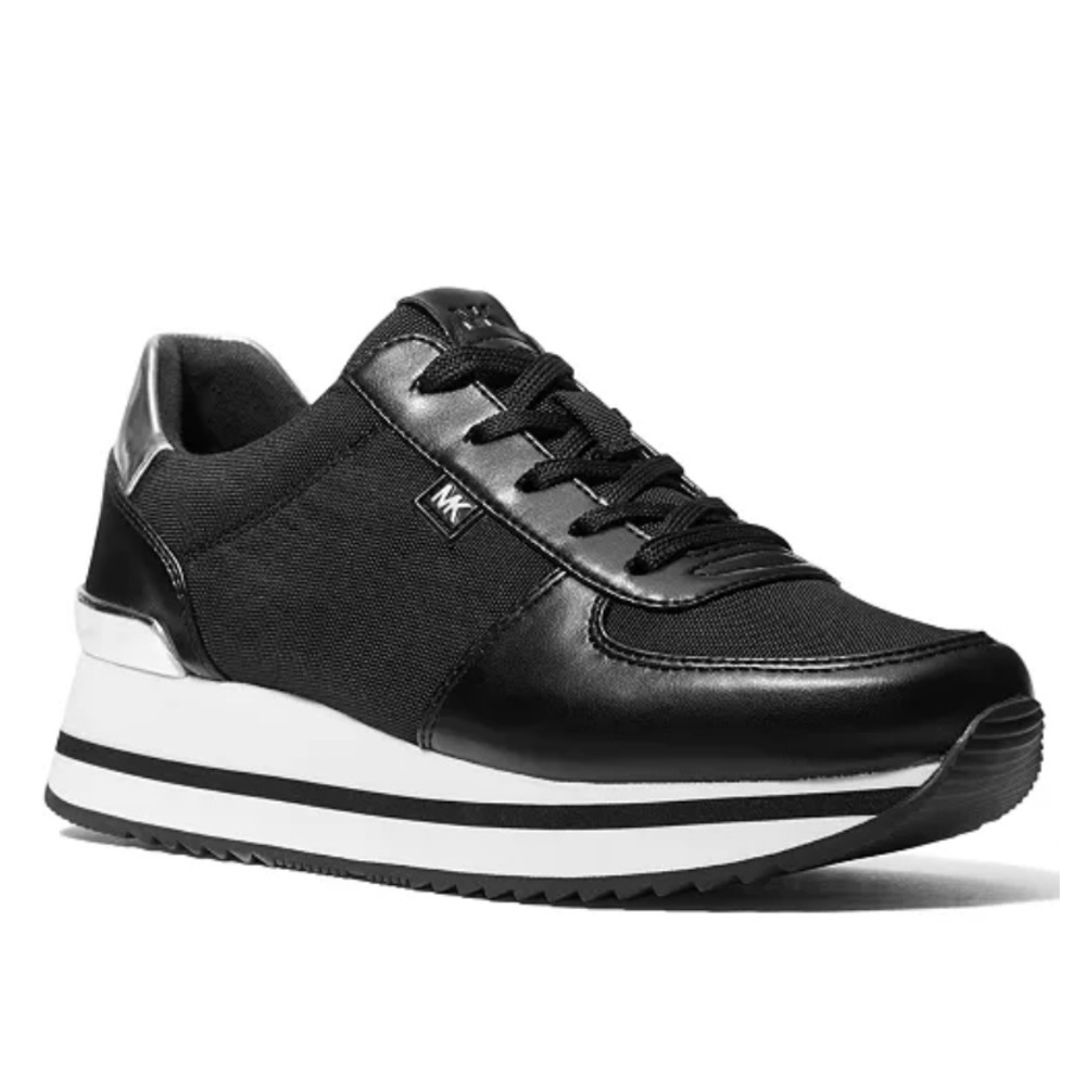 NWT Michael Kors Black Monique Trainers